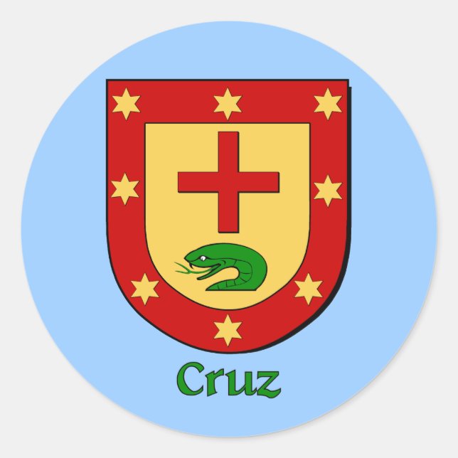Stickers Cruz Family Shield (Devant)