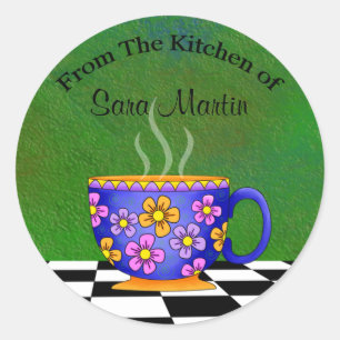 Stickers cuisine en latte