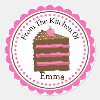 Stickers cuisine gâteau au chocolat