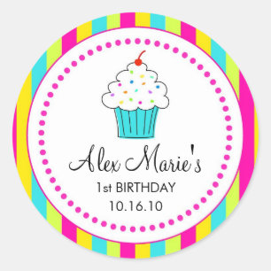 Stickers Cupcake / Favoriser les étiquettes