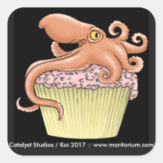 Stickers Cupcake Octopus