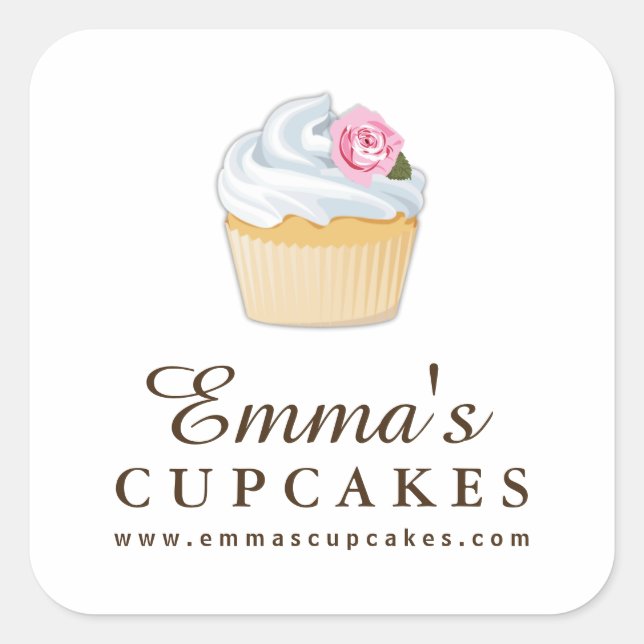 Stickers Cupcake Personnalisables (Devant)