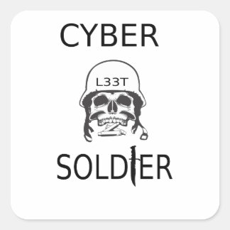 Stickers Cyber Soldat Hacker