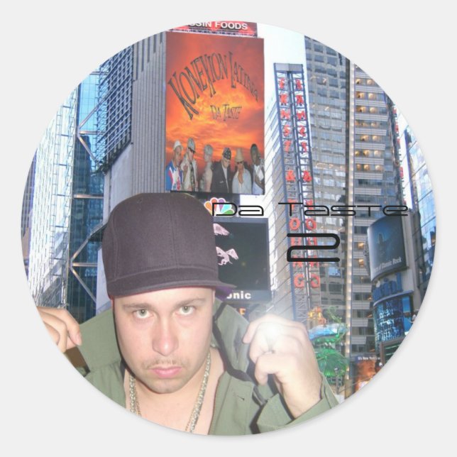Stickers Da Taste 2 Round (Devant)