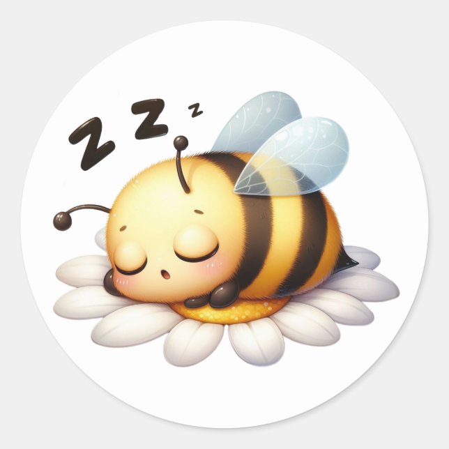 Stickers d'abeilles mignonnes (Devant)