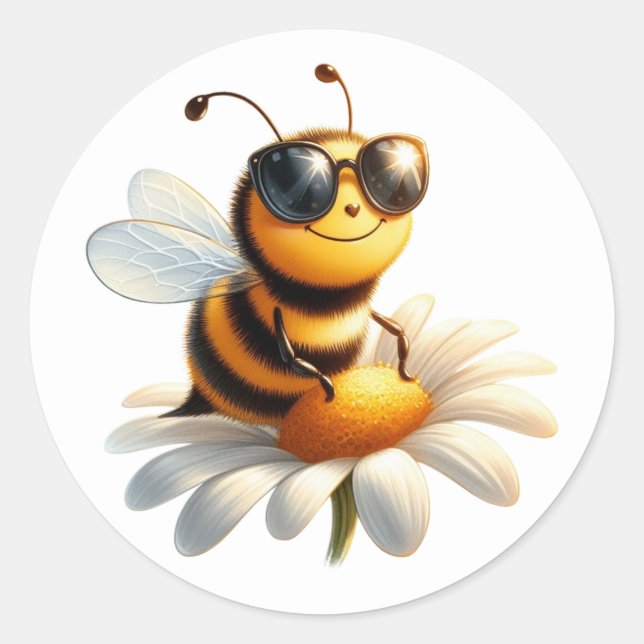 Stickers d'abeilles mignonnes (Devant)