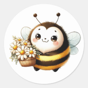 Stickers d'abeilles mignonnes