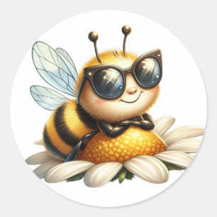 Stickers d'abeilles mignonnes