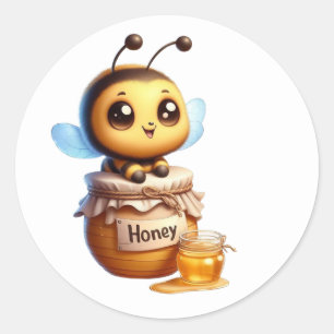 Stickers d'abeilles mignonnes