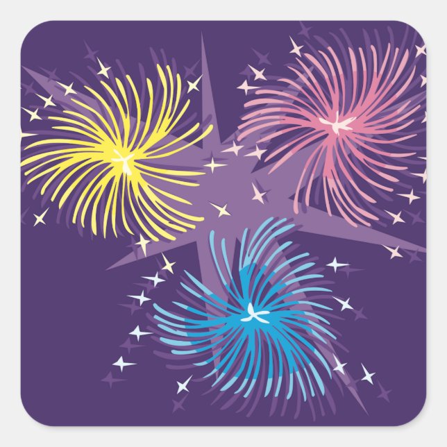 Stickers d'affichage Fireworks (Devant)