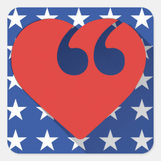 Stickers d'amour pour la liberté d'expression USA