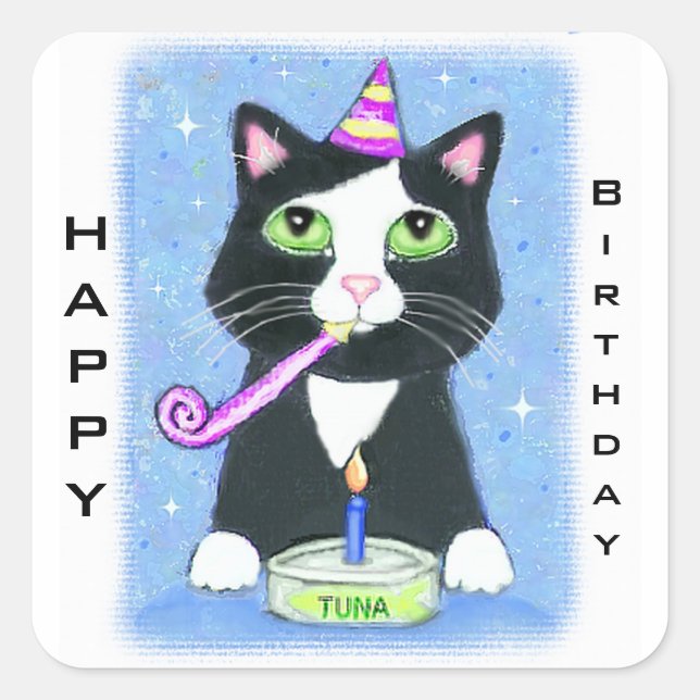 Stickers d'Amoureux des chats sur mesure (Devant)