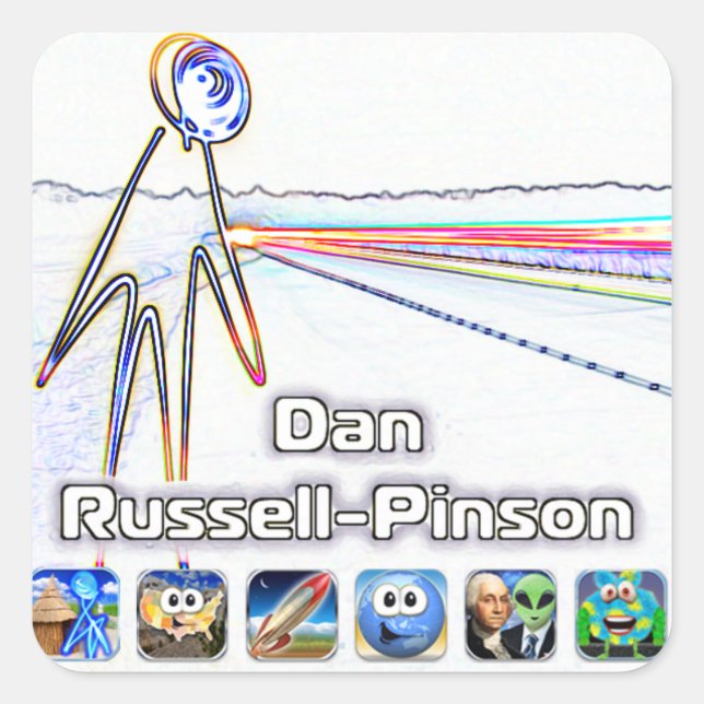 Stickers Dan Russell-Pinson (Devant)