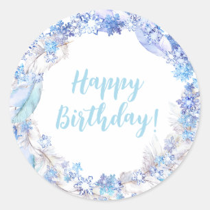 Stickers d'anniversaire congelés