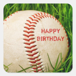 Stickers d'anniversaire du baseball