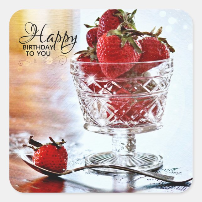 Stickers d'anniversaire Vintages fantaisie (scellé (Devant)