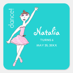 Stickers Danse Ballerina