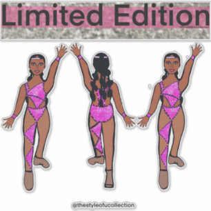 Stickers Danseur rose #3