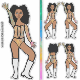 Stickers Danseuse Pastel Lace #2