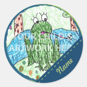 Stickers Dash bleu et vert 6,75 $