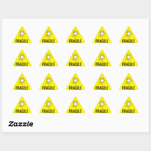 Stickers d'avertissement fragiles