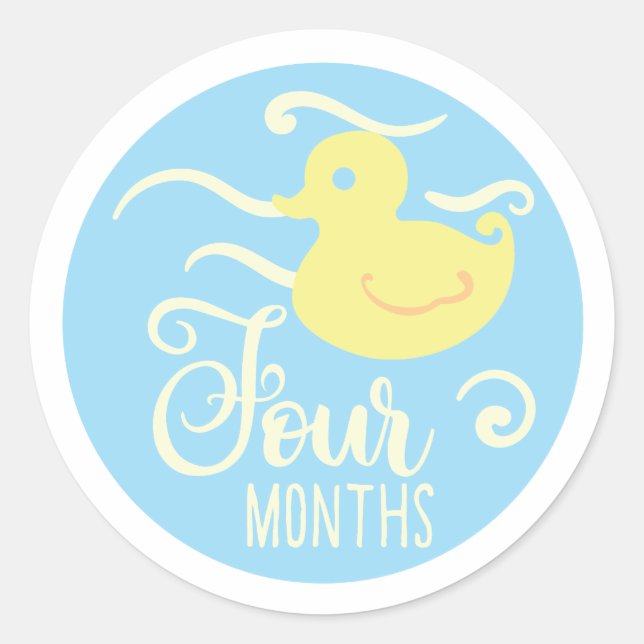 Stickers de 4 mois (Devant)