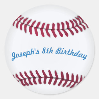 Stickers de baseball avec des mots personnalisés