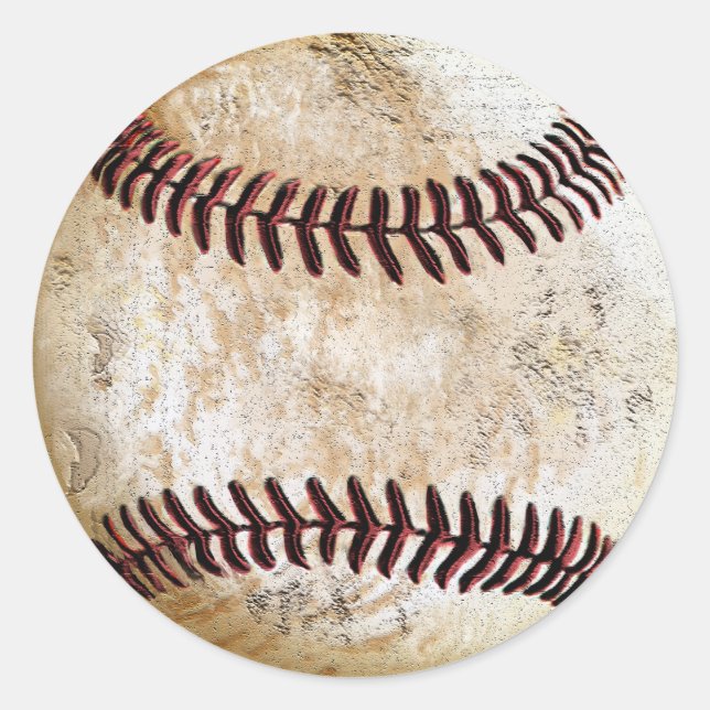 Stickers de baseball vintages pour manuscrits (Devant)