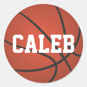 Stickers de basket-ball de nom personnel