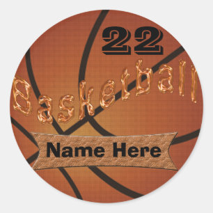 Stickers de basket-ball personnalisés cool