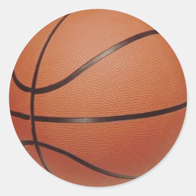 Stickers de basket-ball, pour écrire à la main NOM (Devant)
