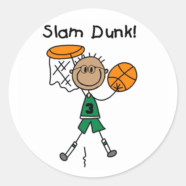 Stickers de basket-ball Slam Dunk (Devant)