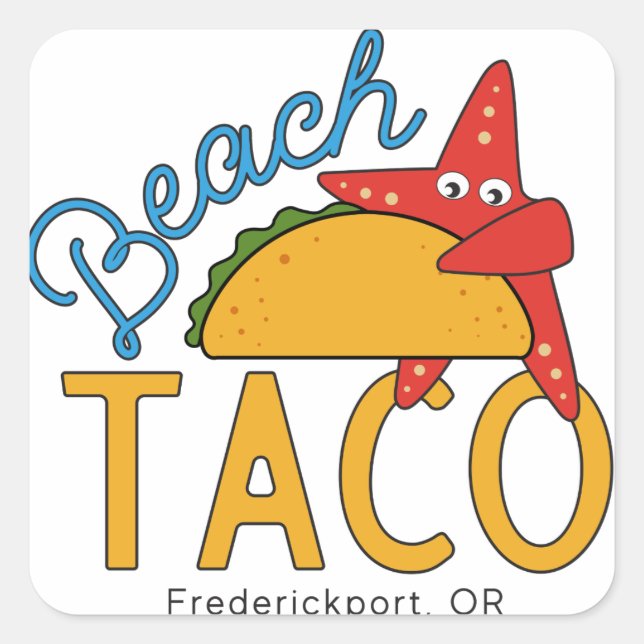Stickers de Beach Taco (Devant)