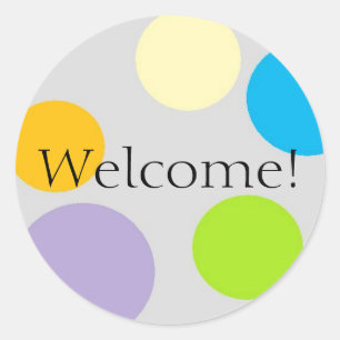 stickers de bienvenue