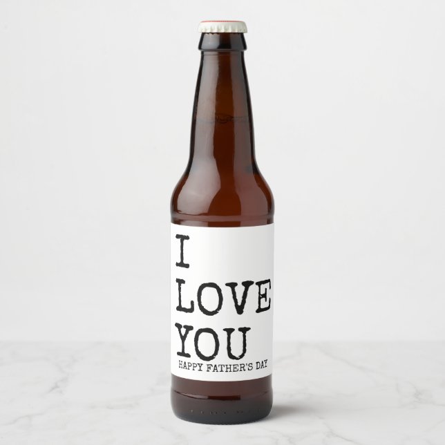 Stickers de bière Happy Fête des pères 2020 pour l (Devant)