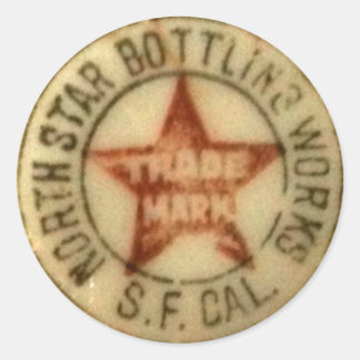 Stickers de bière vintage North Star