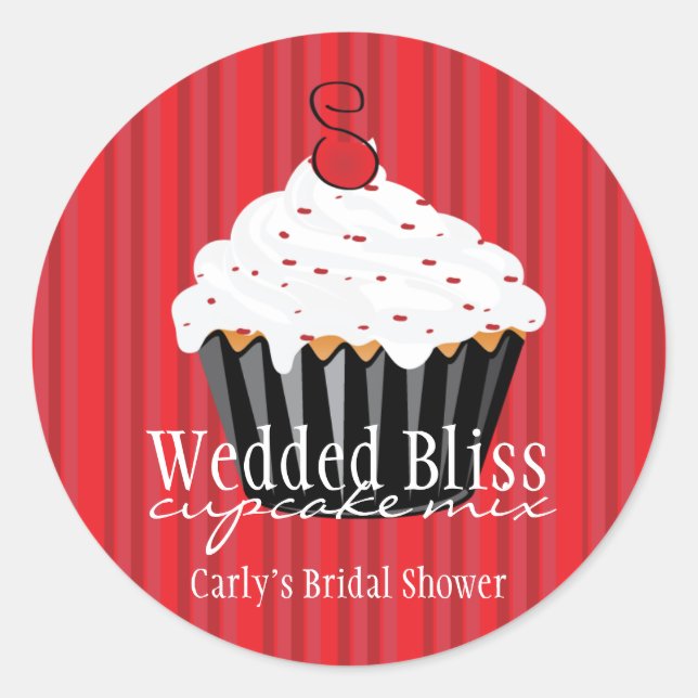 Stickers de boulangerie noire et rouge personnalis (Devant)