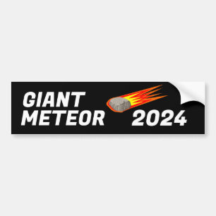 STICKERS DE BOUMPER 2024 DE METEOR GÉANT