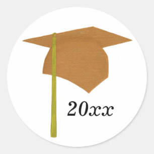 Stickers de capuchon orange et jaune, Classe