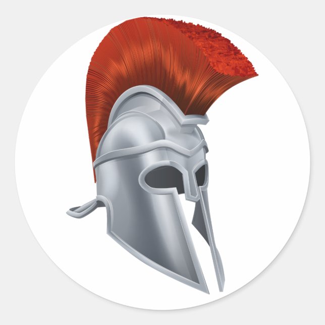 Stickers de casque de cheval de Troie (Devant)