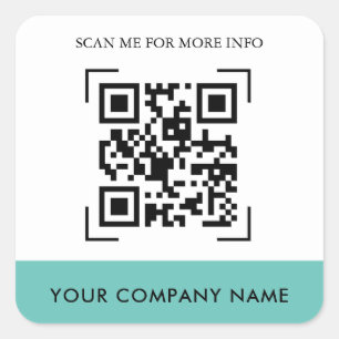 Stickers de code QR personnalisés