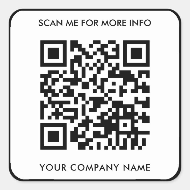 Stickers de code QR personnalisés (Devant)