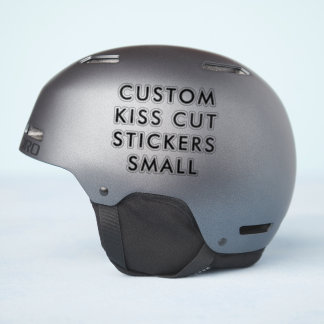 STICKERS DE COUPE KISS personnalisés 4"x4" PETIT