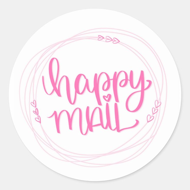 Stickers de courrier heureux (Devant)