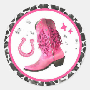 Stickers de cow-girl en Disco Rose