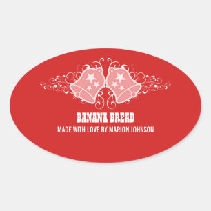 Stickers de cuisson des cloches de vacances et des