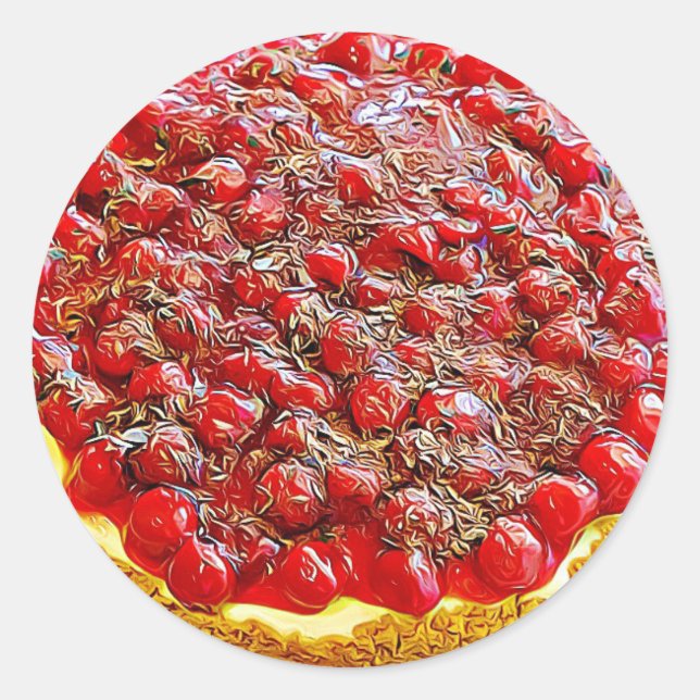 Stickers de dessert de cuisine au fromage Cherry (Devant)
