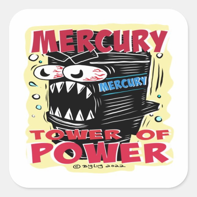 Stickers de dessin animé Creekrat Mercury Tower (Devant)