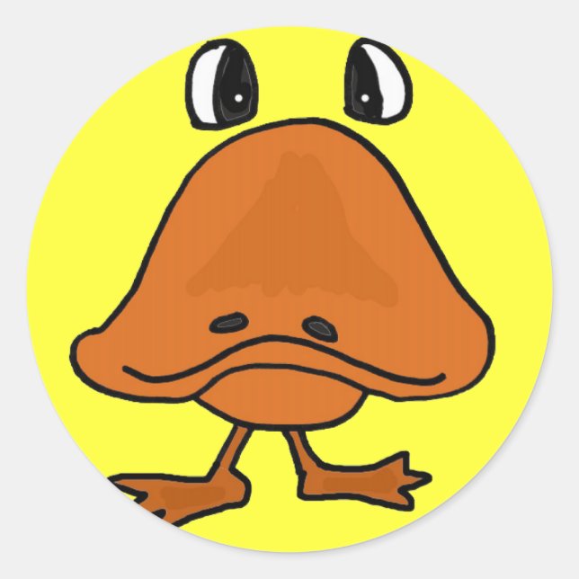 Stickers de dessin de facture de canard AZ (Devant)