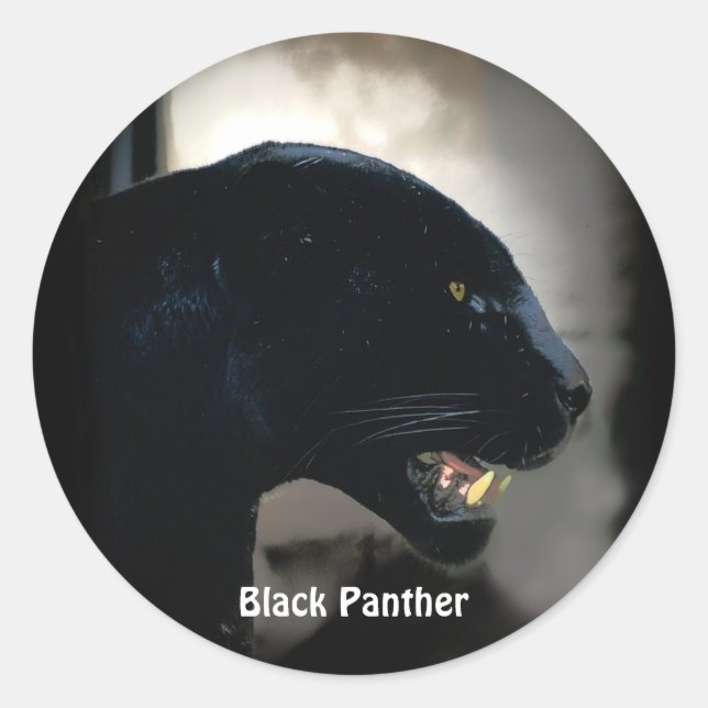 Stickers de faune South American Black Panther (Devant)